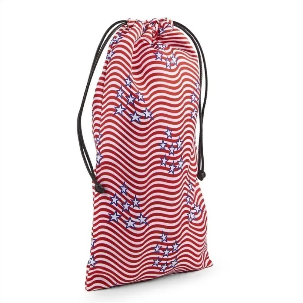 Alexander Wang Ryan Stars And Stripes Dustbag Pouch NWOT